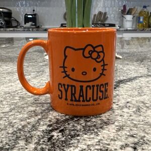 Hello Kitty Syracuse University Orange Mug 2013 Sanrio Rare‎